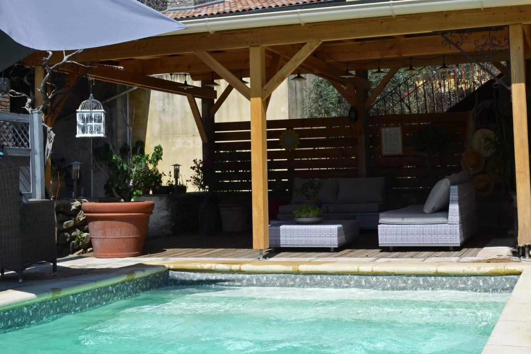 Chambre L'Orchidee Vallon-Pont-dʼArc Exterior foto